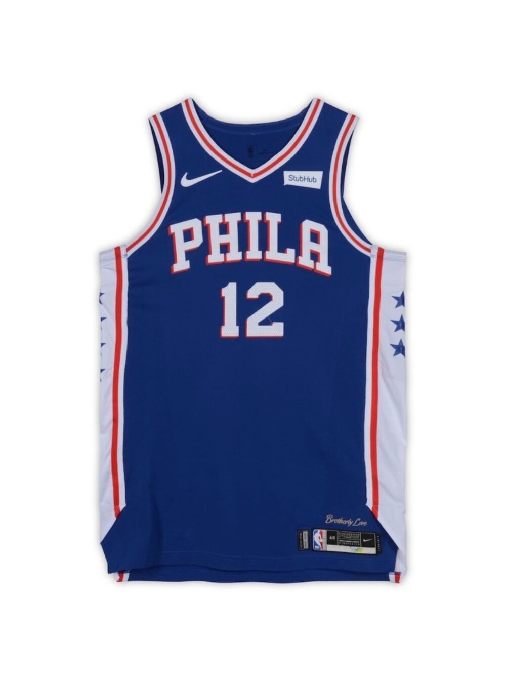 AUTHENTIC StubHub x Nike TJ McConnel Philadelphia 76ers Games Played Jersey L